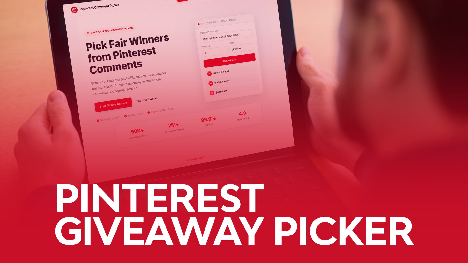 Pinterest Giveaway Picker - Picker for Pinterest Giveaway